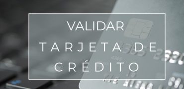 Validar tarjeta de crédito